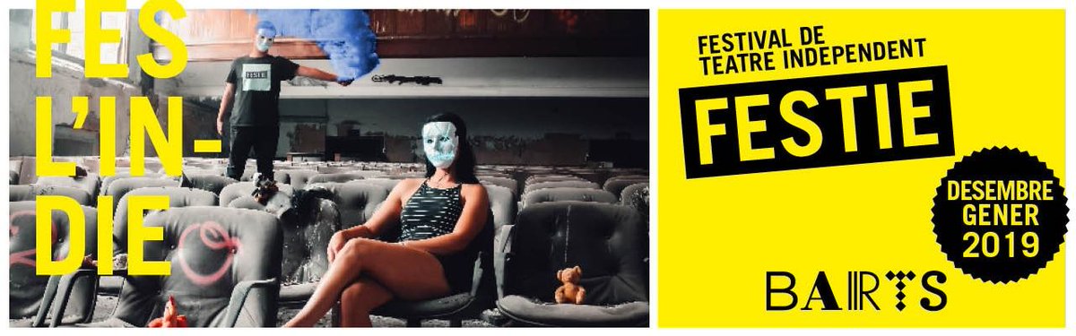 Si el #Nadal convencional t’avorreix, agafa’t fort perquè el #FESTIE arriba per posar-hi remei, descobreix el Festival de Teatre Independent! Fins el 13 de gener goo.gl/swjvEJ
