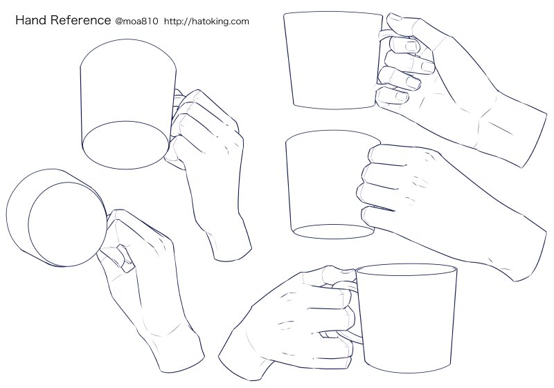 Moa お知らせ トレスokな手のイラスト資料集に ペンを持つ 左手 握り拳2 を追加しました T Co wjw0jtjn