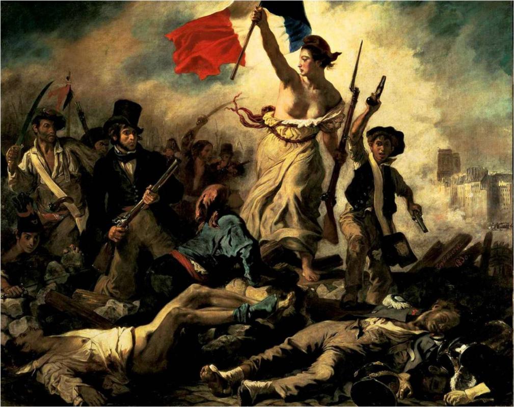 arteaIdia's tweet photo. "The Liberty Leading the People" (1830), Delacroix (Francia) - Romanticismo https://t.co/l0XNLcGbZu