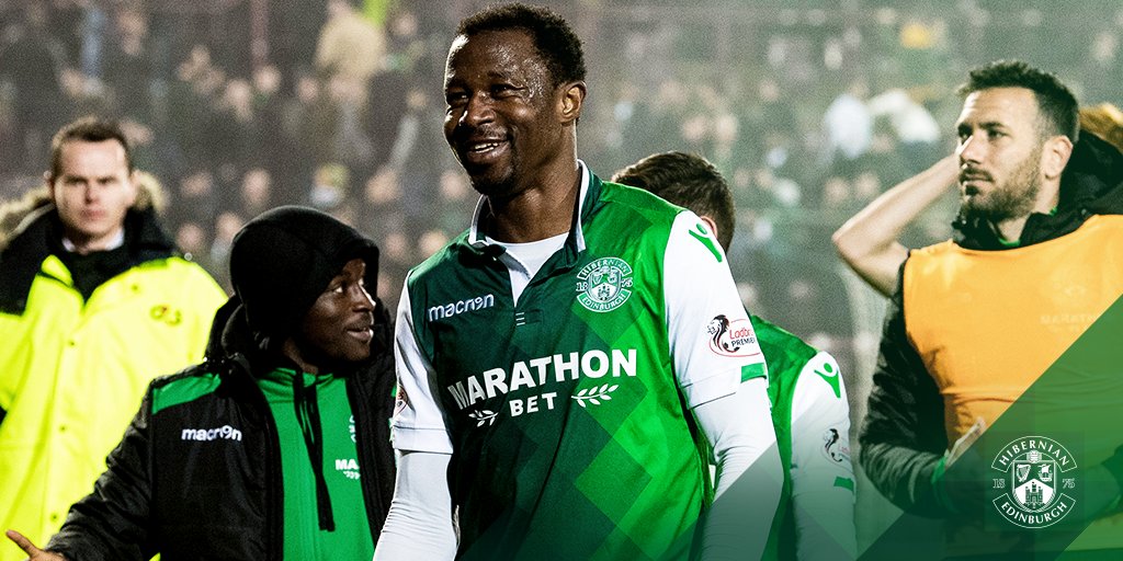 HibernianFC's tweet photo. 📰| Hibernian FC can confirm the departure of Efe Ambrose after his move to invoke a contractual clause that allows him to leave this month. 

💚The club made every effort to keep Efe but respect his decision and wish him well.

▶️ https://t.co/1rscgwEnvC https://t.co/QXfAq286dK