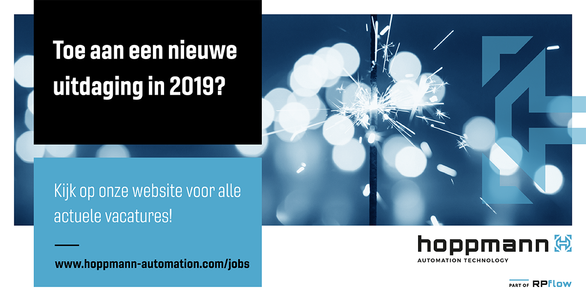 Toe aan een nieuwe uitdaging aan de start van het nieuwe jaar? Ook in 2019 zijn er weer volop carrièrekansen binnen RPflow. Bekijk alle actuele vacatures van Hoppmann via: bit.ly/2vc5rlI #vacatures #nieuweuitdaging