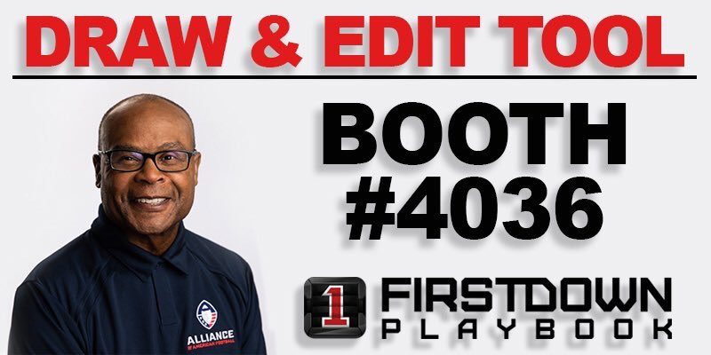 JamesBeem_FDPB's tweet image. The #DrawAndEdit Tool is going to save coaches hours of valuable time while also giving you professional football expertise &amp;amp; technology. Come &amp;amp; check it out for yourself at the @WeAreAFCA Convention!

#FirstDownPlayBook #AFCA