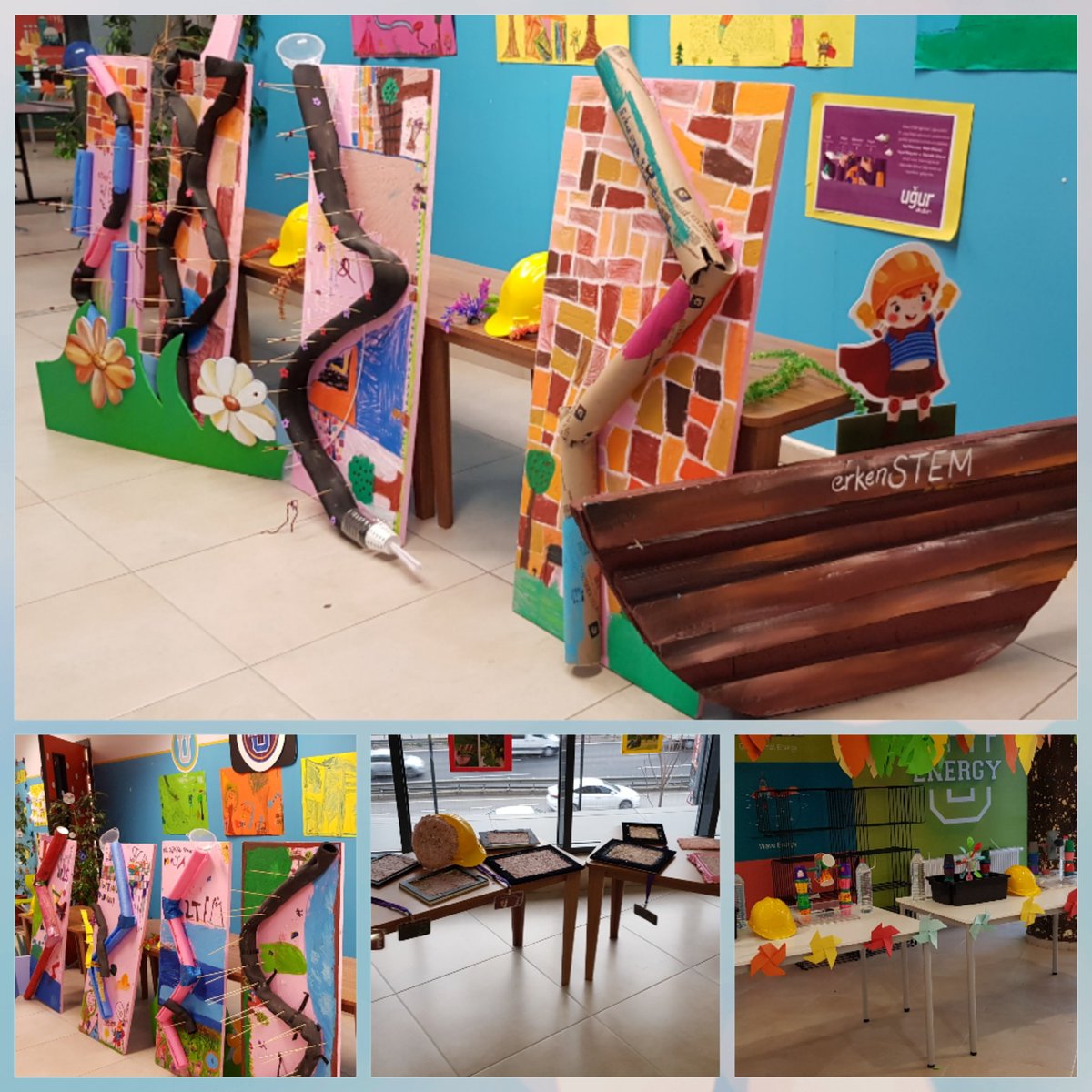 #erkenSTEM #yeşildünyamız teması fuar alanlarımız.🌿☘🍀🌴 @KartalKampus <a href="/nilcicek/">Nil Çiçek</a> @senem_sural <a href="/dilek_ikizoglu/">Dilek</a> <a href="/BAUSTEM/">BAUSTEM</a> <a href="/UgurOkullari/">Uğur Okulları</a> #UğurluOlmak #STEMgelecektir