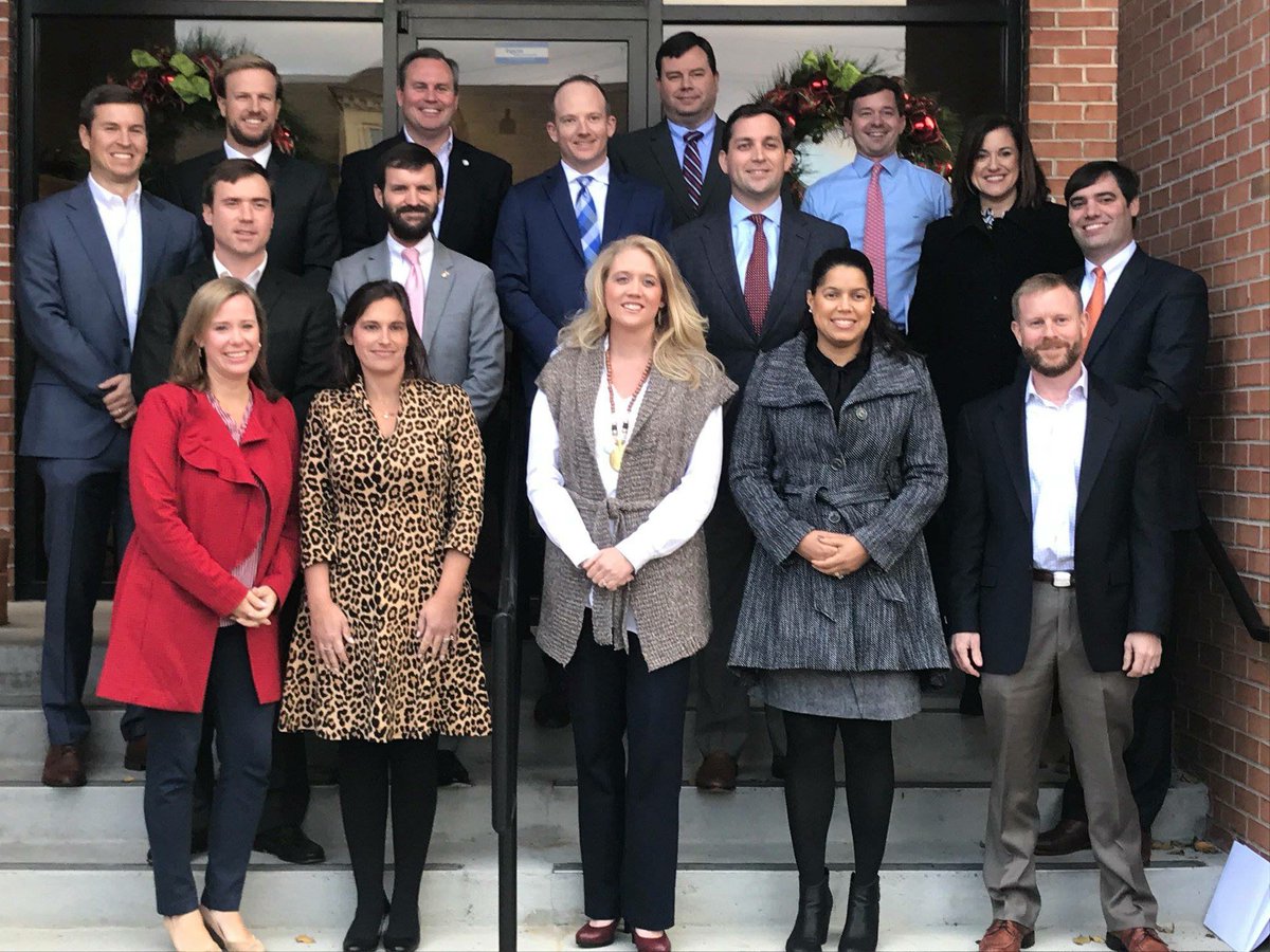 BankWithUnited's tweet photo. For #NationalTriviaDay, guess who is on our @scbankersassoc Young Bankers Division Board of Directors?
That's right! Our very own EVP of Operations, Jamin Hujik, pictured here third from top left. https://t.co/3ySaqxy0SZ #CresComBank #HaveANiceBank (Member FDIC) https://t.co/ZlCjSFMA3A