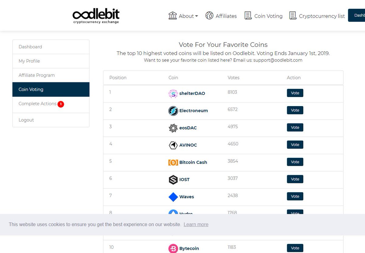BuildBlocks_US's tweet photo. Did You know that #Electroneum will be listed on the #Oodlebit exchange? Coin vote ended Jan. 1'st. One more #ETN Victory! 😁
Sign up with My link & earn #OODL - https://t.co/vpU9whCdH5 https://t.co/bJH1o1TBEG