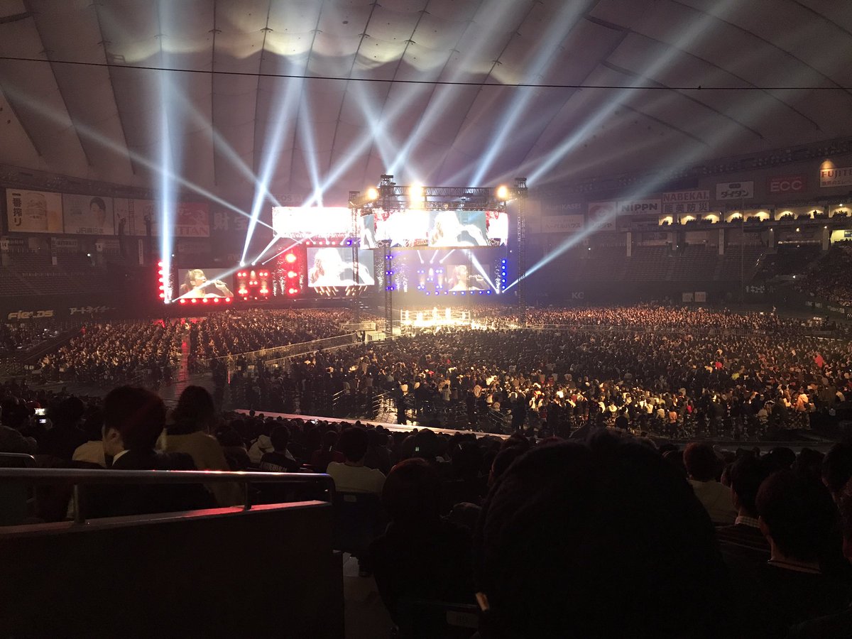 Erika Pa Twitter 東京ドームに人生初のプロレス を見にいかせていただきました 会場の上がっていくボルテージを肌で感じてめっちゃ楽しかったです 選手みなさんの入場曲がいちいちかっこいいから耳までたのしんだ Njwk13 イッテンヨン 新日本プロレス