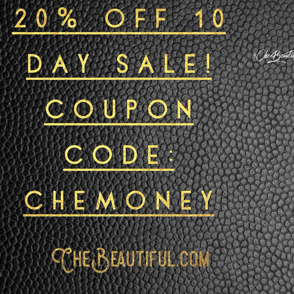 Che_Beautiful's tweet image. CheBeautiful.com