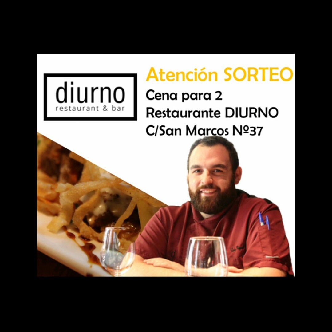 🎉ATENCIÓN SORTEO EN INSTAGRAM🎉

Tras nuestro último artículo en el blog a @diurnochueca dónde conocimos la historia del @chefmorenoluismi , queremos que sintáis en vuestras propias carnes la magnífica experiencia gastronómica del mítico local de la C/San Marcos Nº37

#diurno