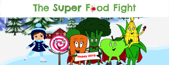#healthyeatingforkids 
To all our friends and followers - Have a Happy, Healthy and Bright 2019!
It's a positive approach to reinforcing the health benefits of everyday. Book: available for £4.99 here. thesuperfoodfight.co.uk/shop