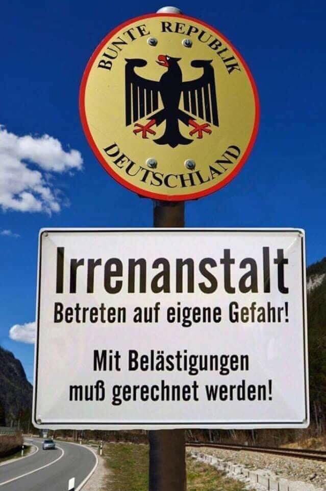 Johann44927411's tweet photo. „In einem Land in dem wir gut und gerne leben.“
BRD, ein Land vor dem totalen Kontrollverlust! https://t.co/5s9RKsitrK