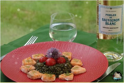 Lentilles vertes au saumon grillé aprendresansfaim.com/2018/06/lentil…