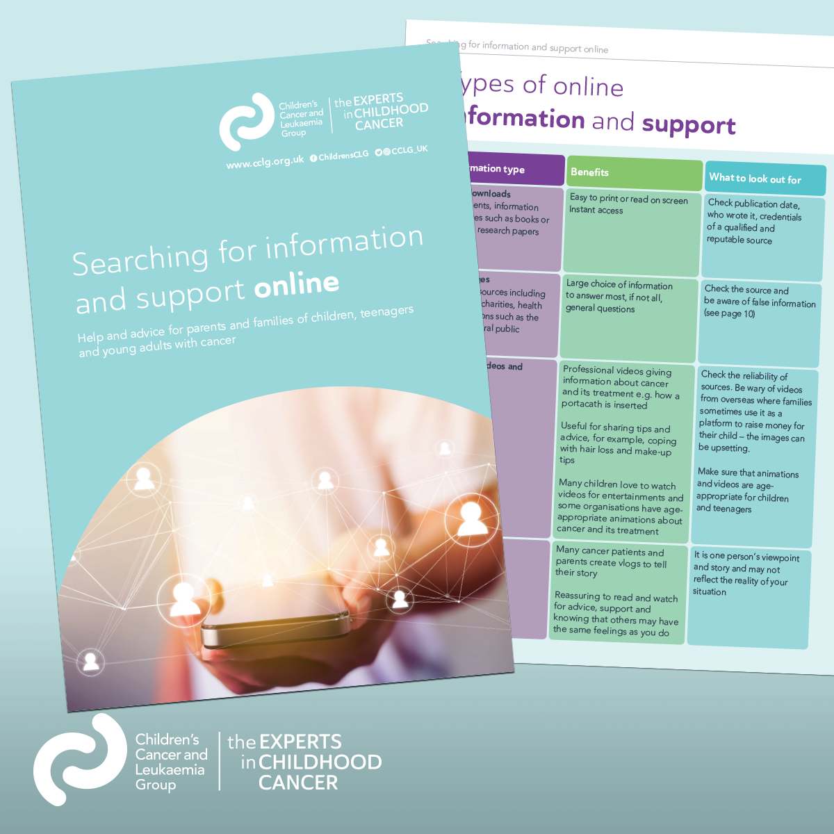 Our new 'Searching for information and support online' has been written to support families and provide advice and tips on where to start and what to look for cclg.uk/2R67btP