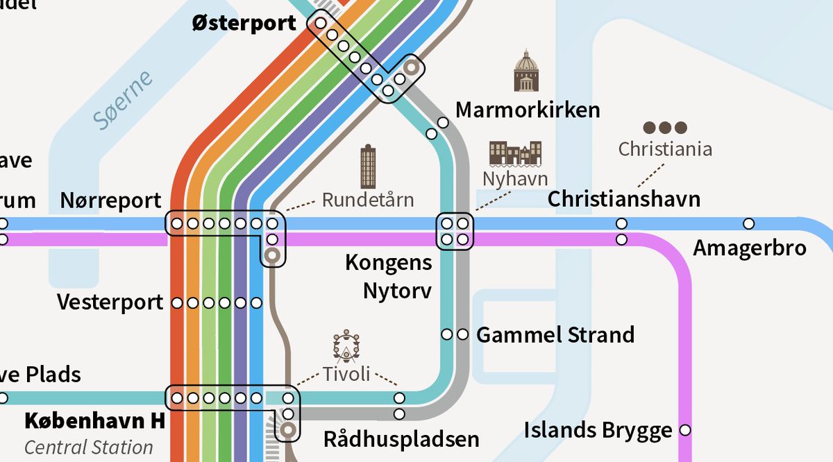 Copenhagen Metro Map English