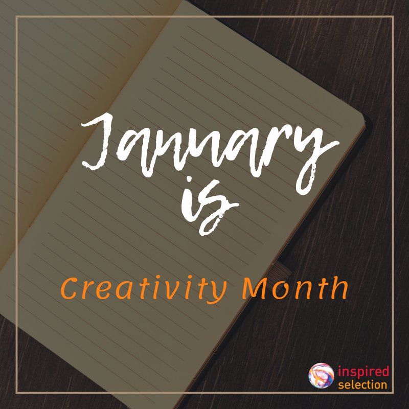 Inspiredjobs's tweet image. January 2019 is #CreativityMonth! Kick start your month and the year by showing how creative you can be #inspiredbylife
