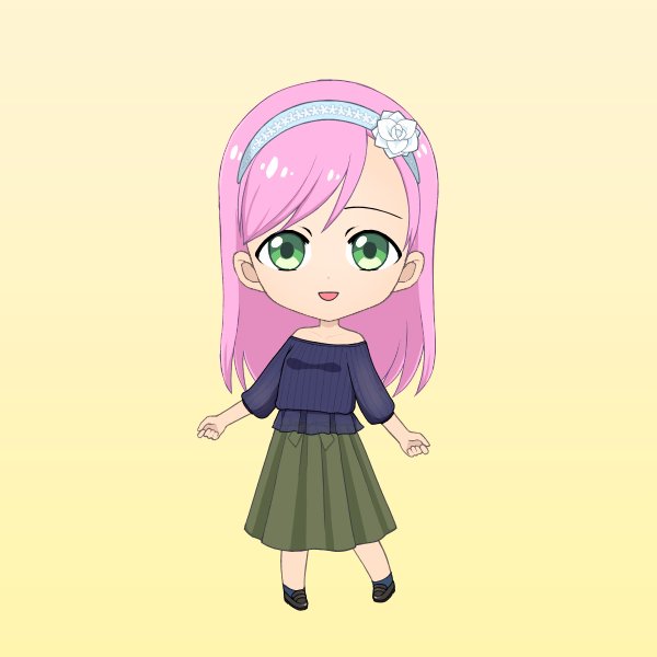 ちびキャラメーカー女の子のtwitterイラスト検索結果