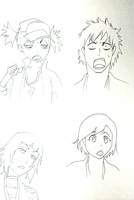 BLEACHの模写練習その5,6 