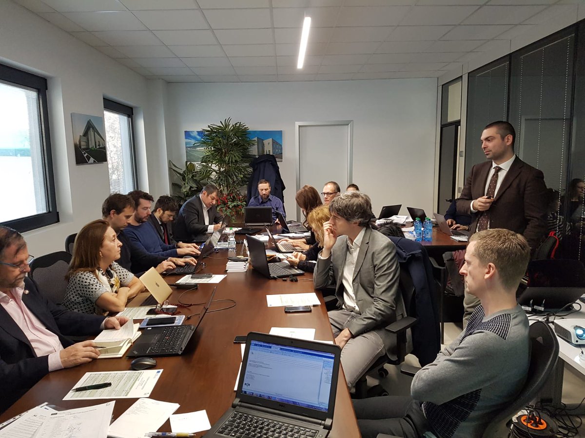 Ecobinder1's tweet photo. The ECO-Binder project was successfully finished in Dec 2018. The final meeting was held on 18th Dec inn Trevizo, Italy, where the final results of the project were presented by all partners with the participation of the Project Officer and Project Technical Advisors. https://t.co/zs33CxXD5j
