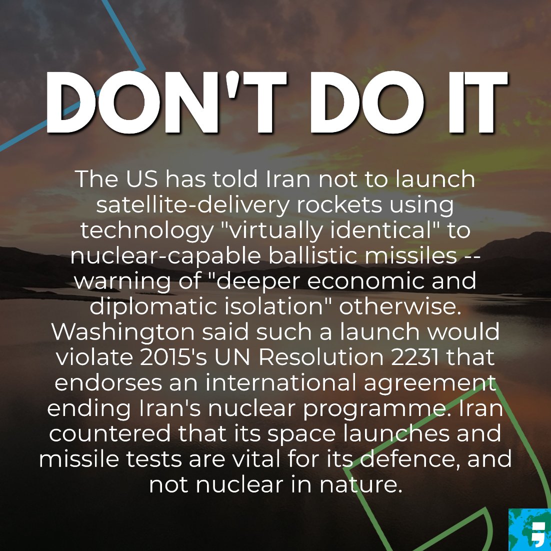 tldr_sg's tweet photo. Iran said the US shouldn't "lecture" anyone on this issue -- since Trump has himself rejected the UN denuclearisation pact - #TLDRSG #TLDR #Iran #SGNews #InstaSG #SGDaily #IGSG #SGIG #America #American #POTUS #Donaldtrump #Trump #USA https://t.co/DecQ4e7cTf