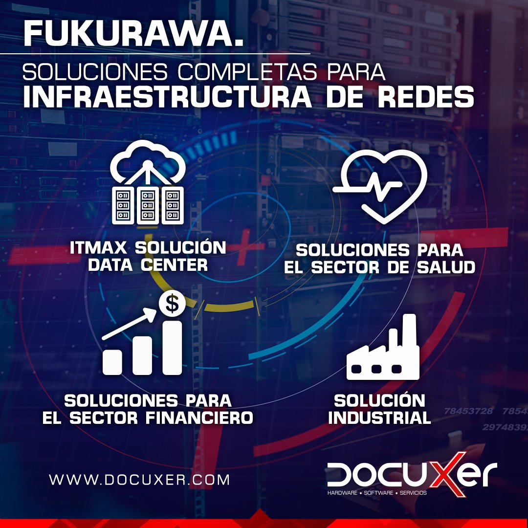 Docuxer's tweet image. Fukurawa soluciones completas para infraestructura de redes. Contáctanos (7) 575 5247 #cucuta #bucaramanga #tecnología #seguridad #informática