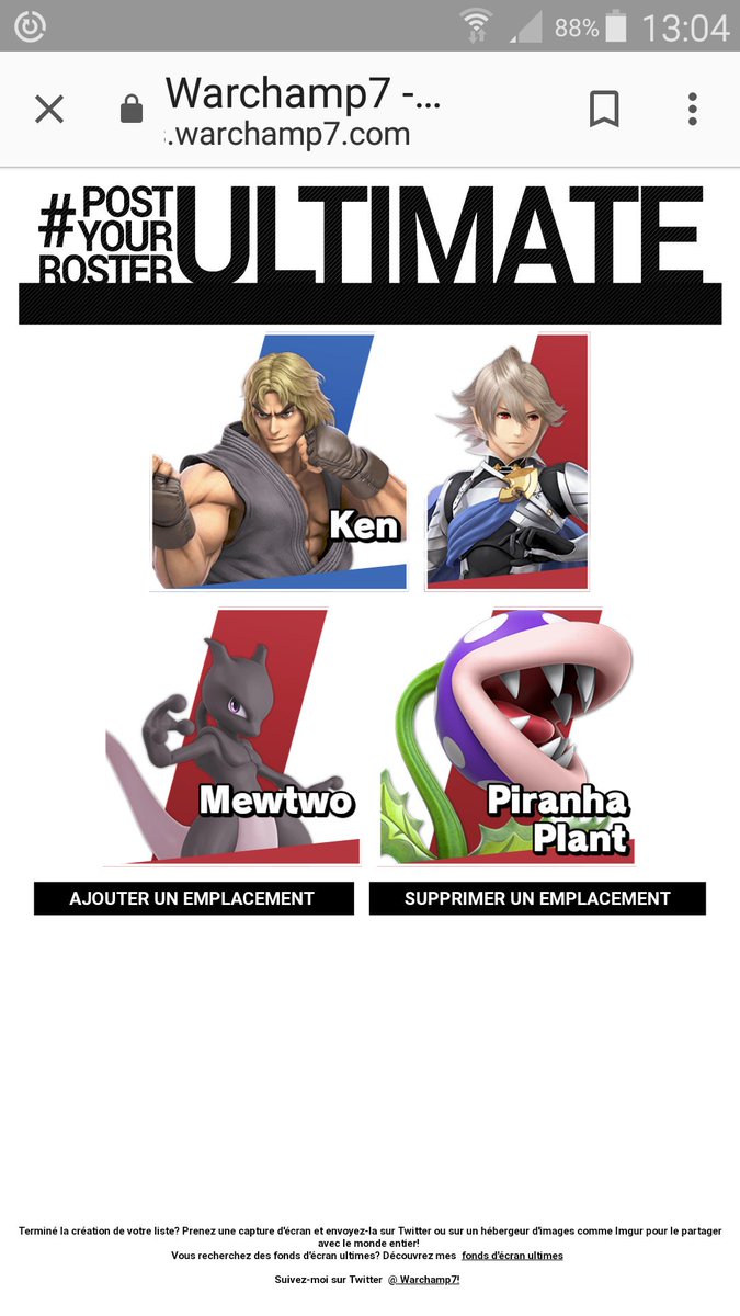 Octoplayer3k's tweet photo. Pour la plante il faut voir mais je pense que ce sera un bon perso #PostYourRosterUltimate https://t.co/xNL9y45Nw7
