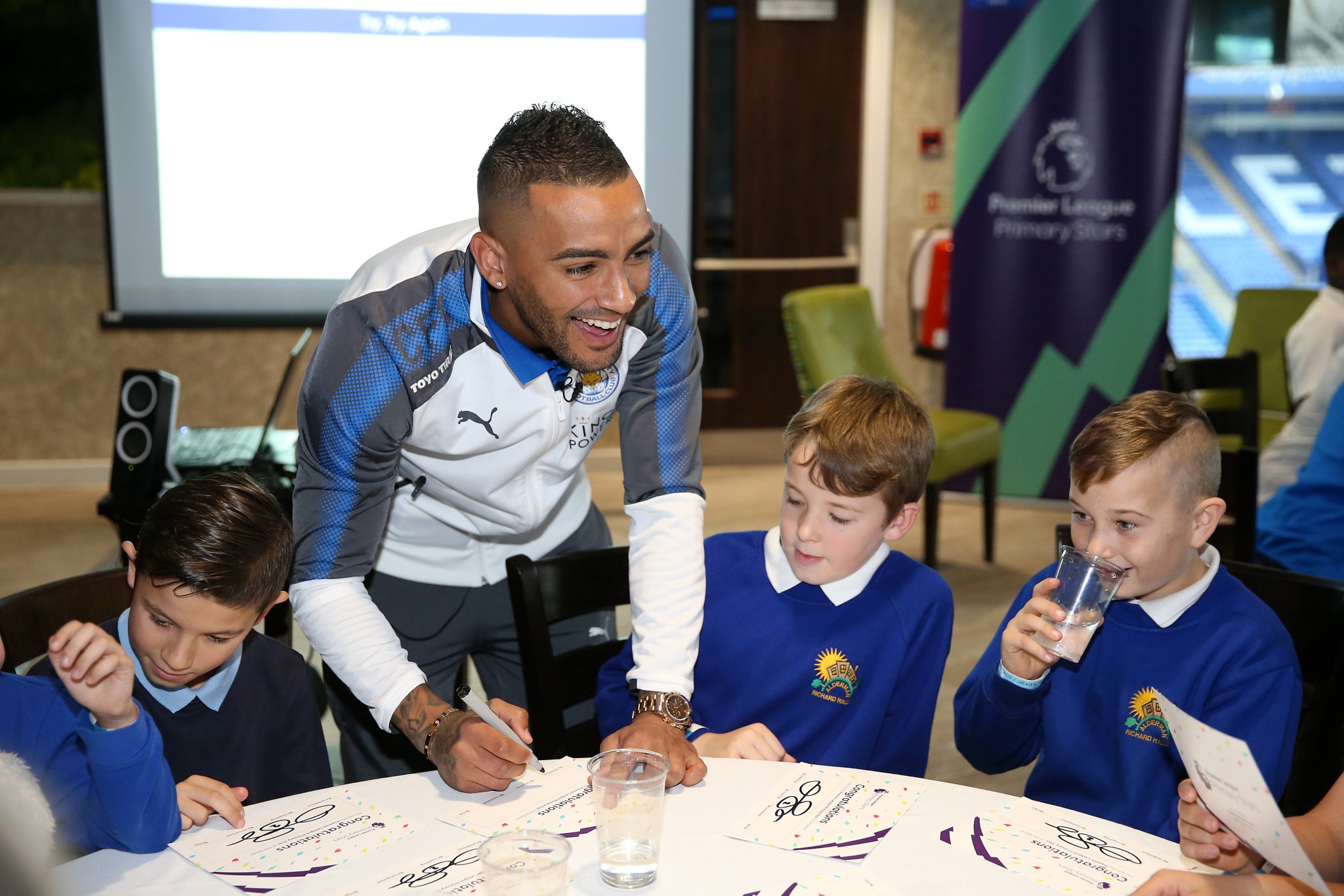 Happy Birthday to full back Danny Simpson from all at LCFC Community Trust! 