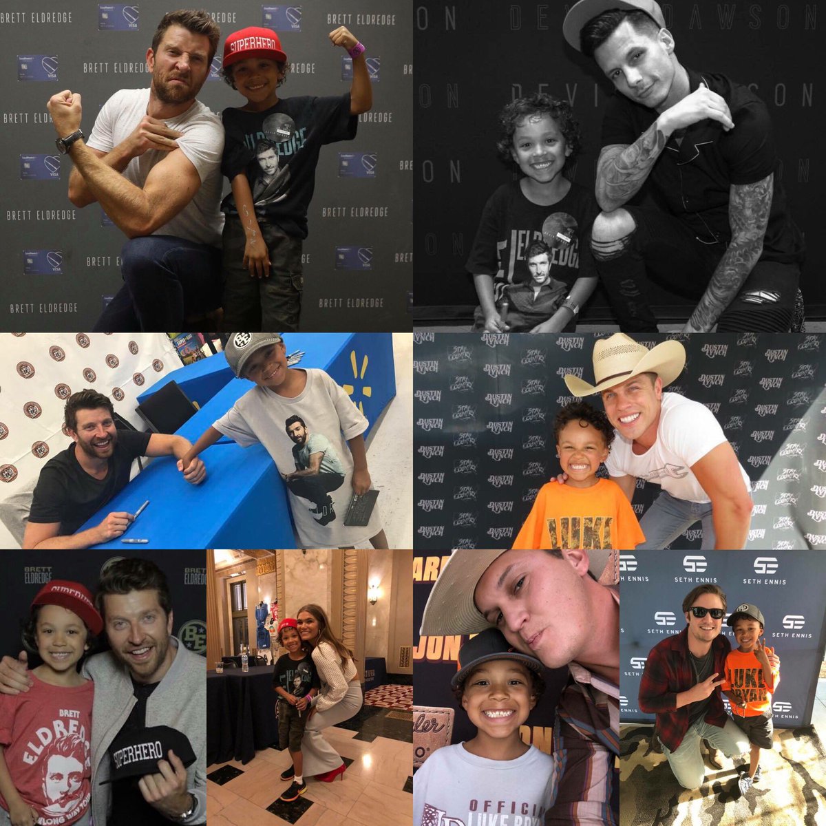 Shamellyo's tweet photo. L❤️VE him! The coolest 7 year old around. I love that he loves music just as much as his Momma. And I always have A concert buddy. #FlashbackFriday @dustinlynch  @bretteldredge @zdevin @JonPardi @abbya_music @SethEnnis #MusicIsLife https://t.co/lEDr7KzBiB