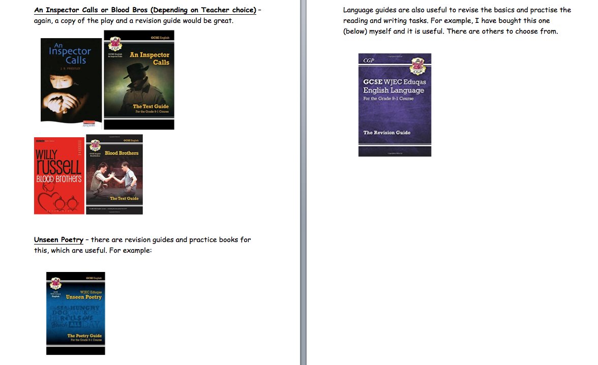 ChurchillEng's tweet photo. A useful guide sheet here for our Year 10s and 11s, and parents, with all our Literature texts and recommended study guide support books. Hope it helps. @ChurchillAcad https://t.co/qWOaE91uQU