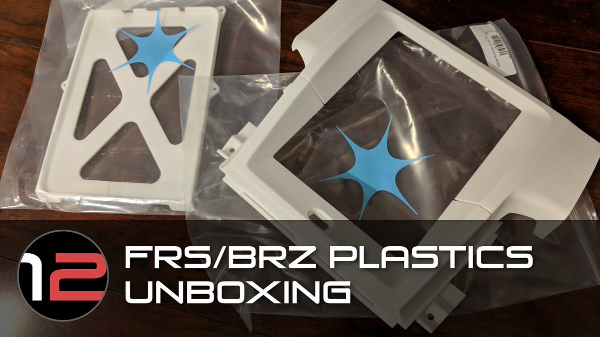 Taking a look at the brand new FRS/BRZ/86 Brainiac tablet kit plastics fresh from Shapeways! youtube.com/watch?v=MXK3_U…