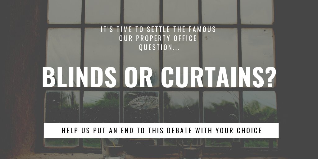 ourproperty's tweet image. Calling all Our Property followers! We need your help to put a heated office debate to bed 💤

Do you prefer blinds or curtains? Let us know your thoughts:

ourproperty.co.uk/guides/curtain…