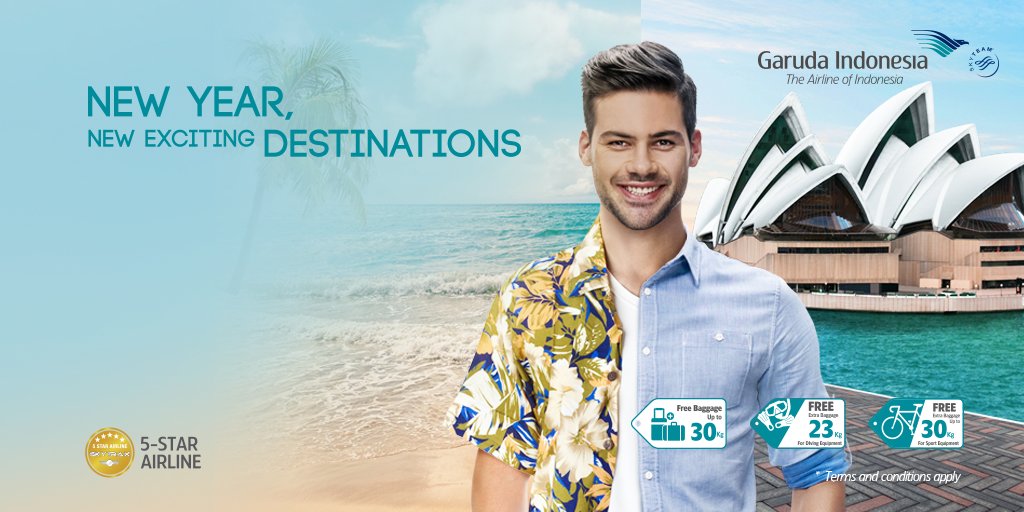 In the spirit of welcoming 2019, we're honored to accompany you on your next exciting adventure. Let's have your next holiday destination planned as we have various offers for those who book their tickets earlier at the beginning of the year. Book now bit.ly/2VtPqmV