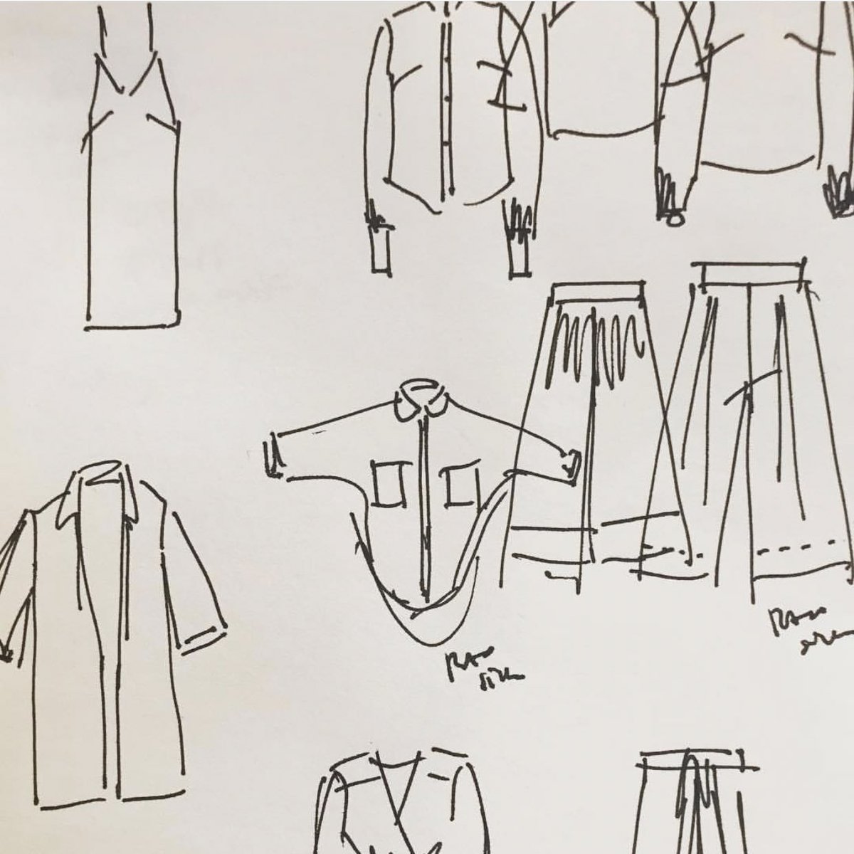 Creativity... It’s a process. NFW alum <a href="/meganhuntz/">Megan Huntz</a> draws it out. #whynfw