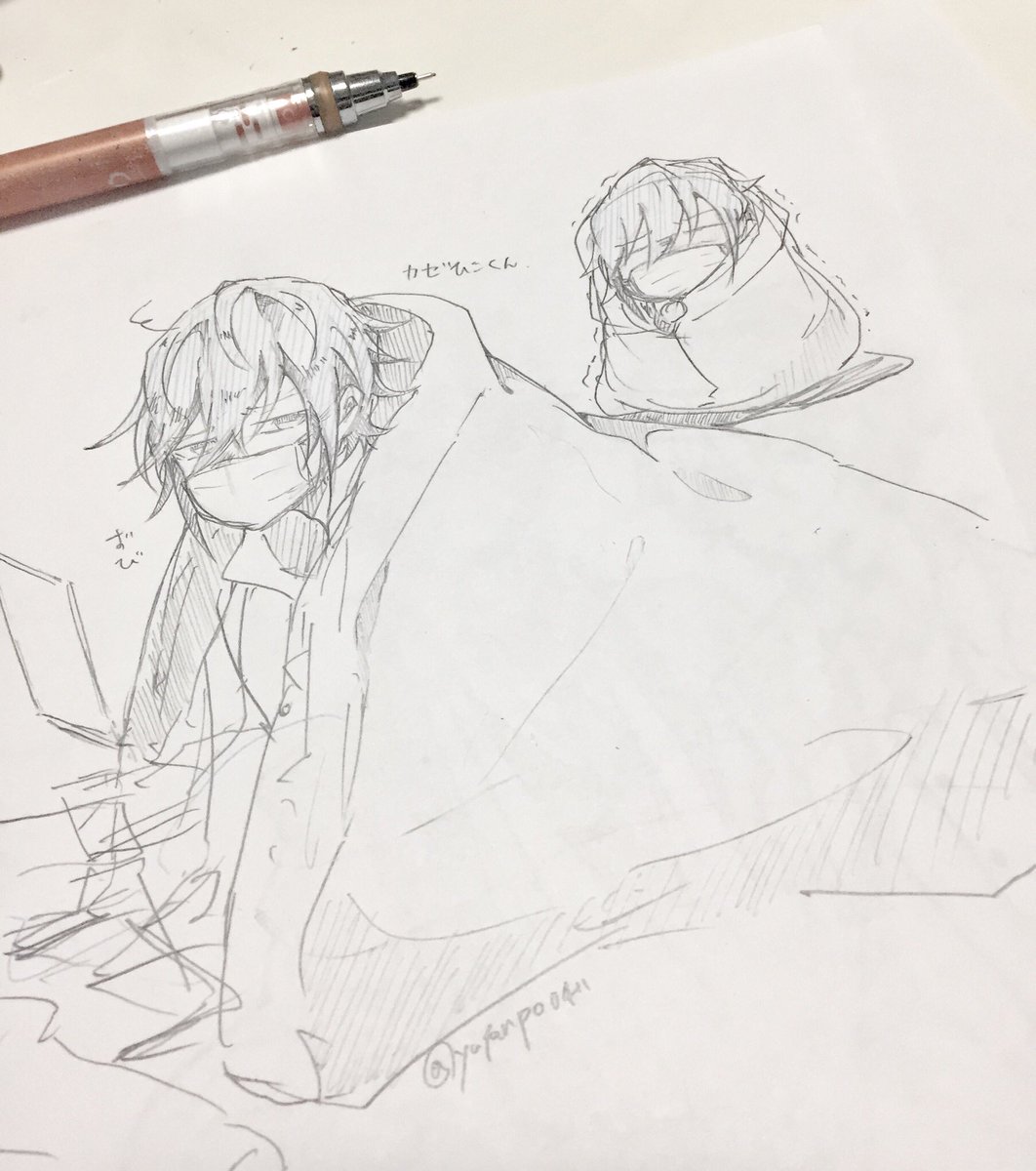 アナログなんて10億年ぶりに描いたわい!! 