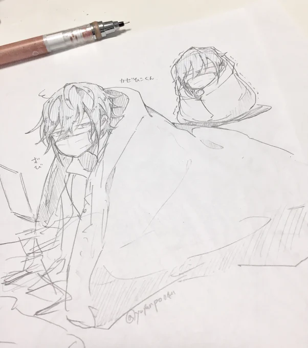 アナログなんて10億年ぶりに描いたわい!! 