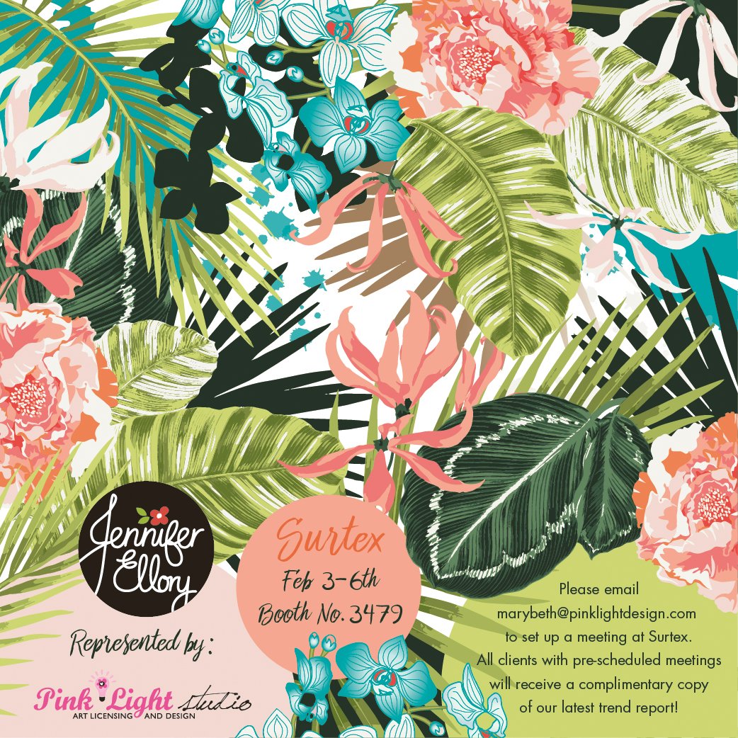 JenniferEllory's tweet photo. #surtex2019 @surtexshow @pinklightdesign https://t.co/EpmR5HxKqt