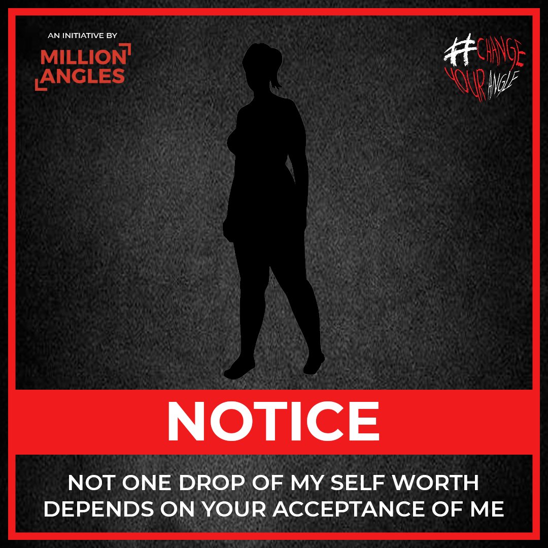 ChangeYourAngl1's tweet photo. Bullies will be bullies and I think body shaming is something that people all over the world are condoning and condemning because it's not cool.
Notice: Body shamers will be prosecuted. It's time to #changeyourangle
#millionangles #bodyshaming #bodypositivity #stopbodyshaming https://t.co/Us9b0Xd6VN