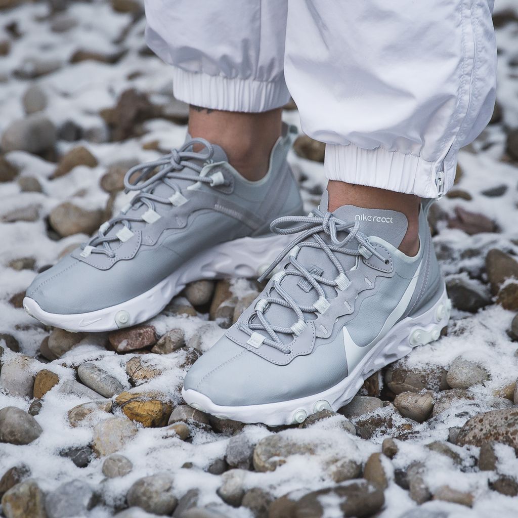 nike react element 55 women's wolf grey