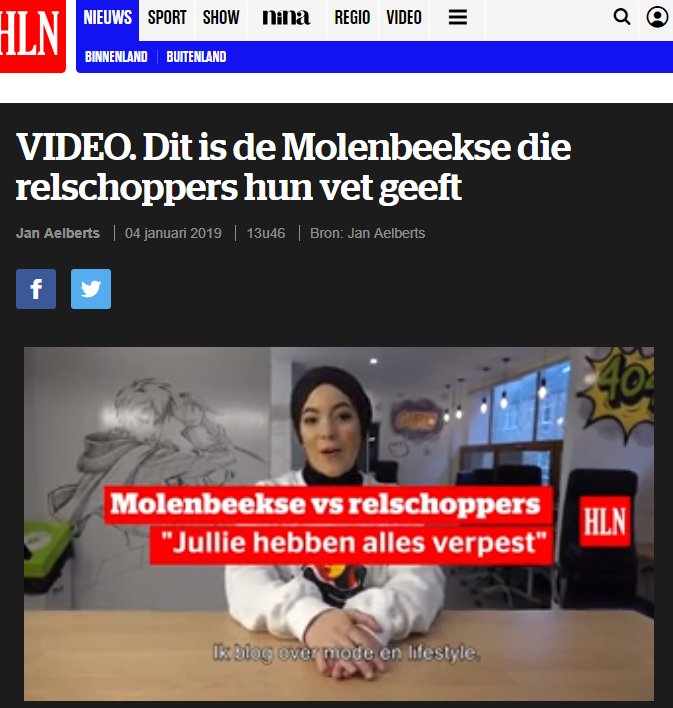 jassogne's tweet photo. #FakeNews @HLN_BE -- Die dame in carnavalskostuum woont in Vlaanderen, niet in #Molenbeek.

Ze is de PR agent van #Molengeek. Haar man is lid van #EmBeM en animeert een programma op een arabische vrije radio waar Mille Collines bij verbleekt.

➡ https://t.co/orbXndFqYj

#begov https://t.co/AfelBn61rp