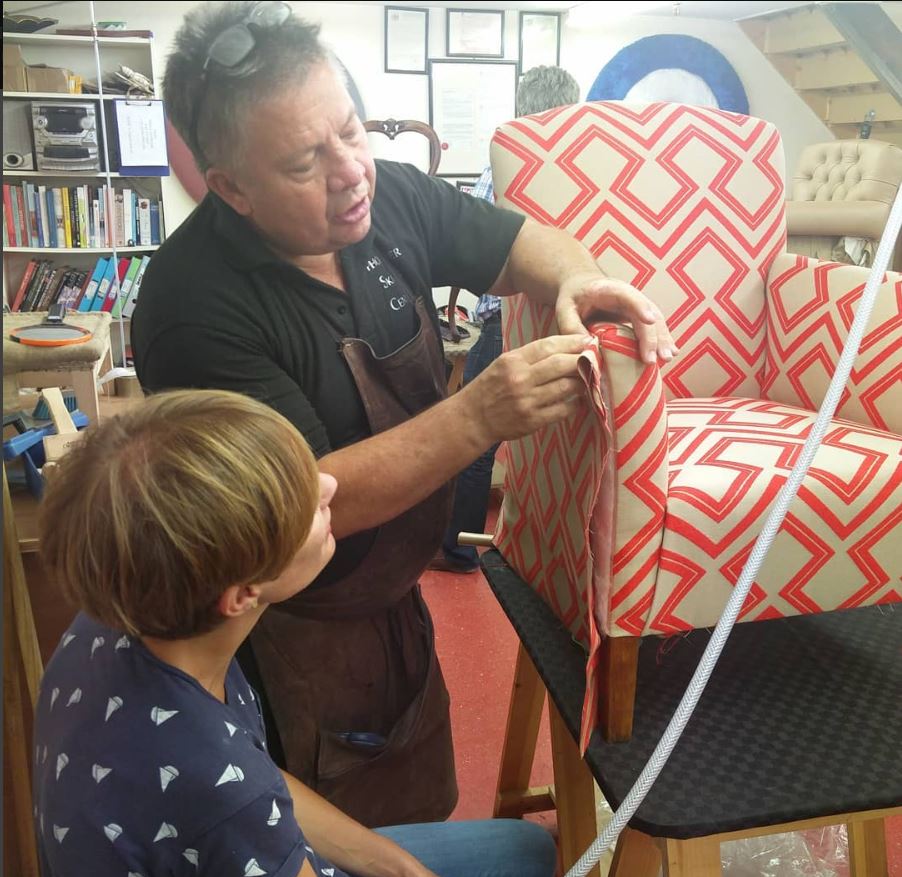 UpholsterySkill's tweet image. Now taking bookings for the #AMUSF Diploma Qualification Courses - February intake. Join our award winning students. Go to www,upholsteryskills.co.uk for more information #upholstery #essex #classes