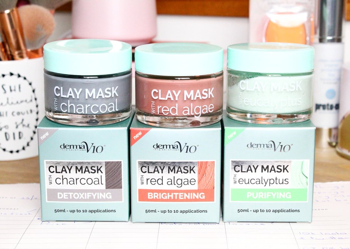 LoveOfBrands247's tweet photo. Review has finally been published for @DermaV10 Clay face masks, go give it a read 😀https://t.co/UoQnNZlMGq https://t.co/0nFVaE7a0L