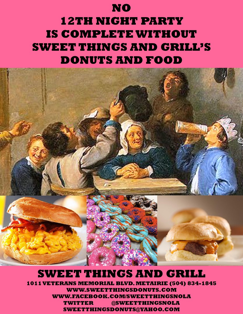 SweetThingsNola's tweet photo. We have what you want to cure your munchies, from sweets, to meats, to breakfast treats. Give us a try, you will be glad you did.
https://t.co/UuhjgL9Gy8 https://t.co/W4PDsb4VUJ