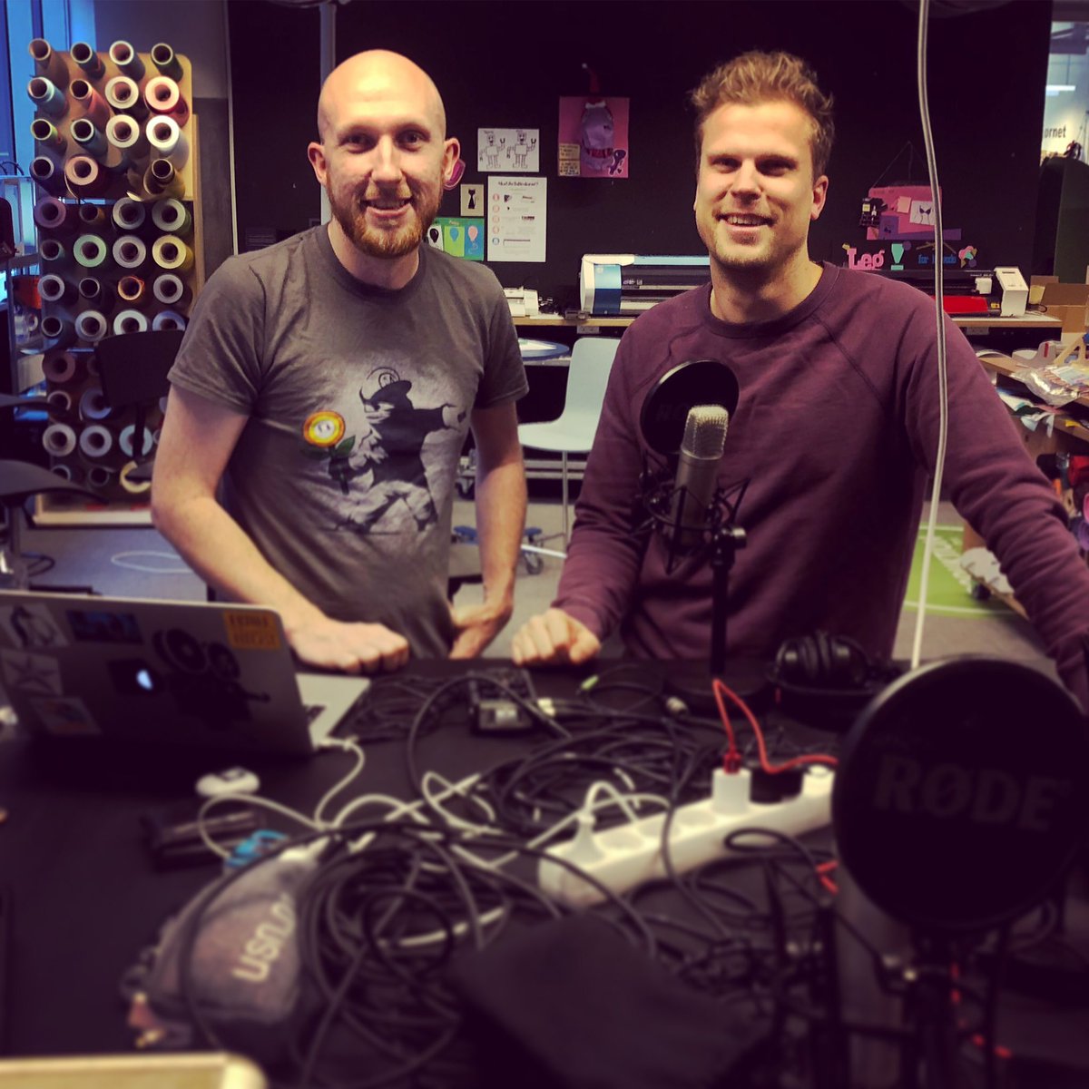 futureclasspod's tweet image. I denne uge har Nick besøg af Martin Exner. Afsnittet kommer senere idag.