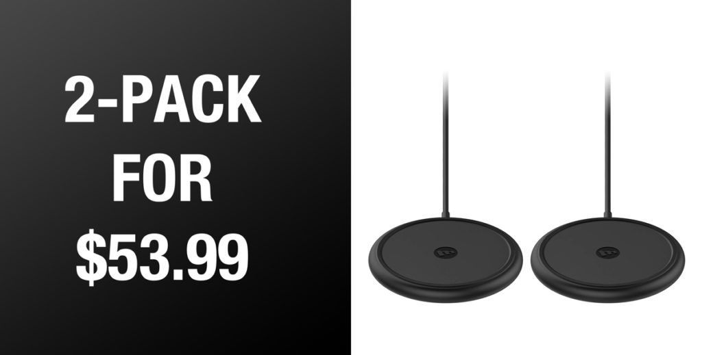 RedmondPie's tweet image. 2-Pack Of Mophie Qi Wireless Charge Pad For Just $53.99, Best For Charging All iPhones [Usually $96] buff.ly/2COOGBC
