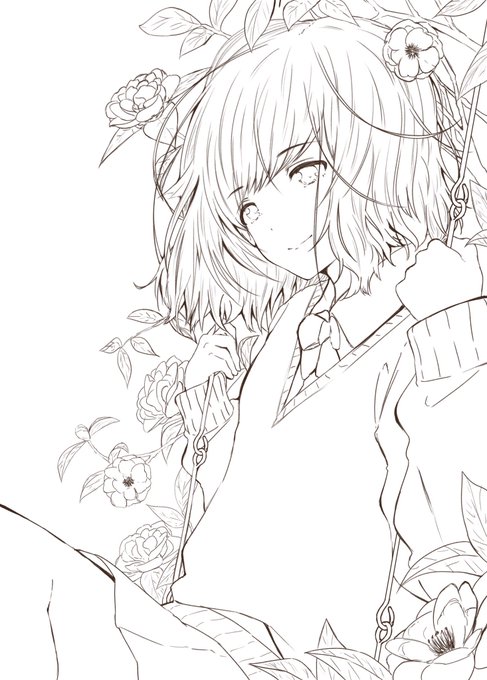 線画(‐д`‐ll) 