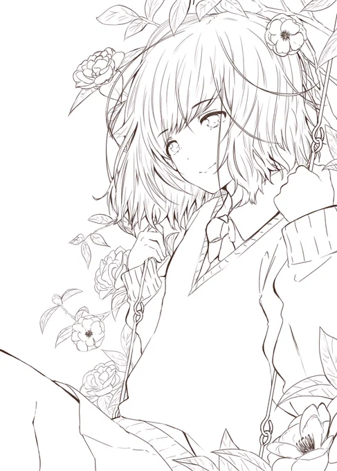 線画(‐д`‐ll) 