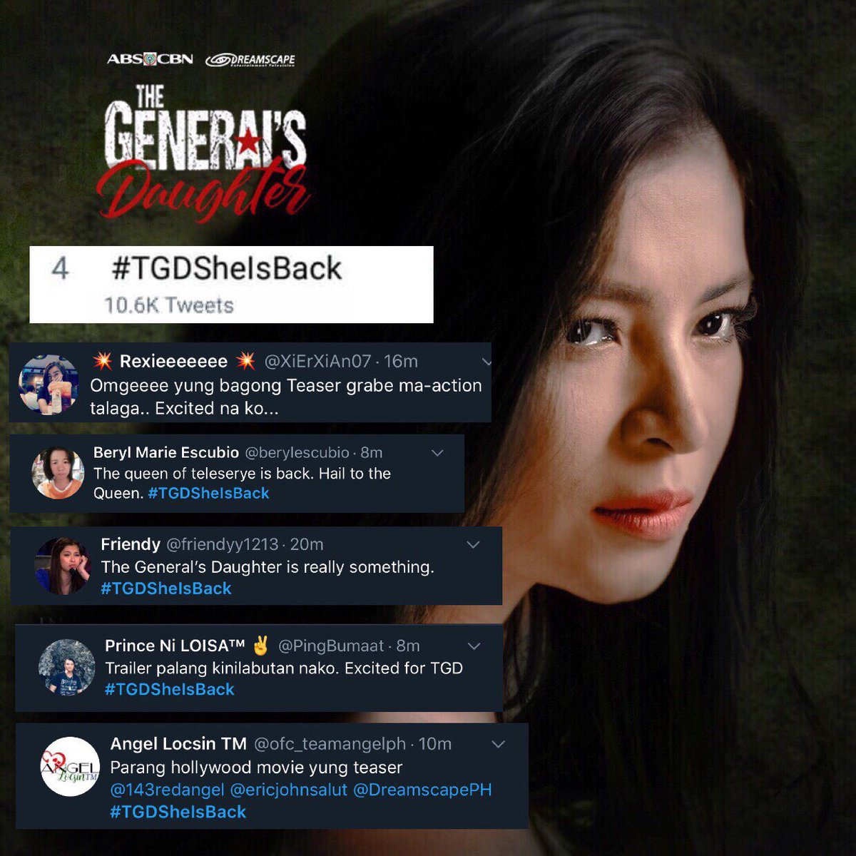DreamscapePH's tweet photo. Thank you for the love and support for #TGDSheIsBack! ❤️ https://t.co/Qb8QRrQkEc