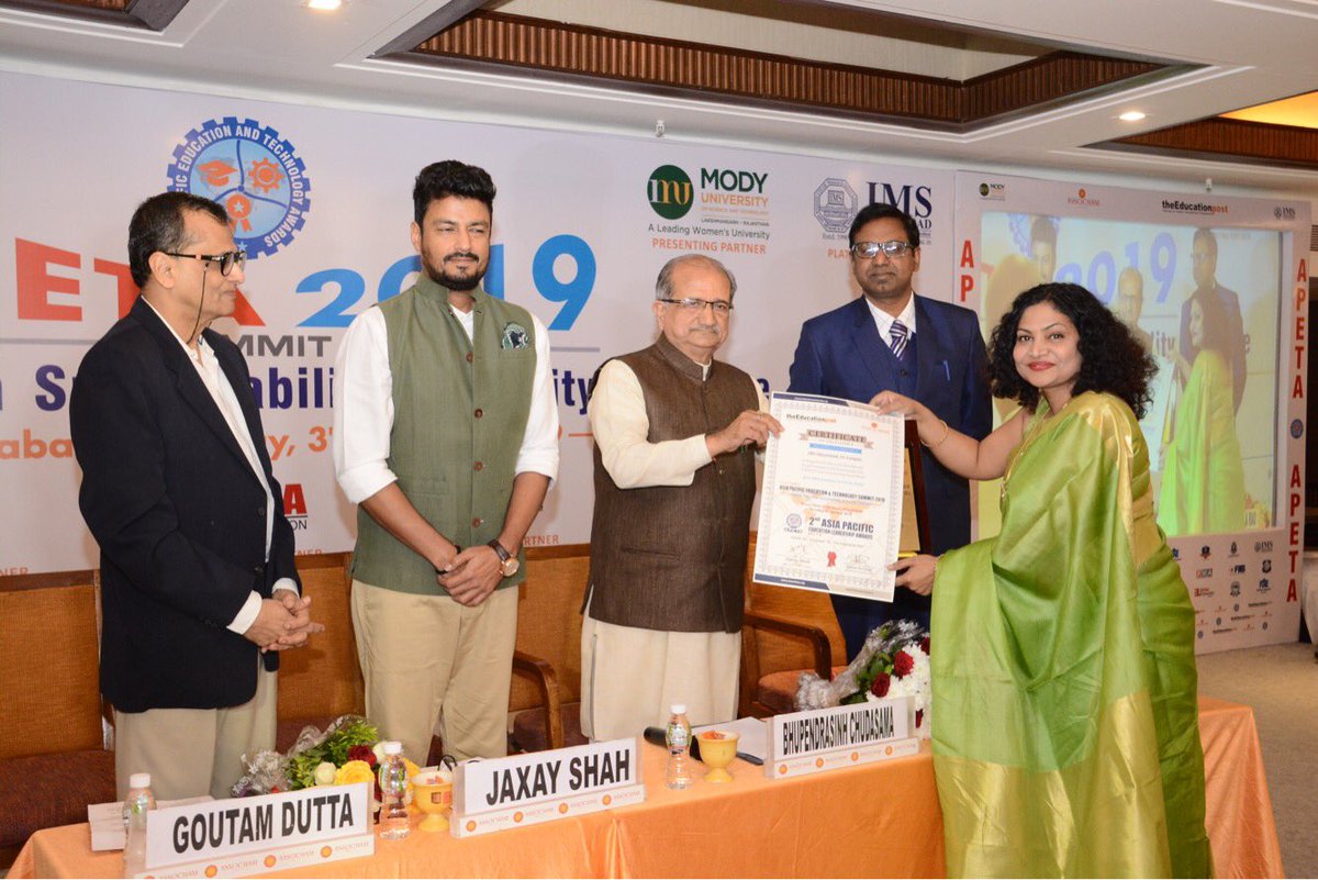 imsuc_campus's tweet image. IMS Ghaziabad (University Courses Campus) participated in the 2nd APETA and Summit-2019 on Thursday, Jan 03, 2019 and was conferred with Best BCA Institute in North India and Best BBA Institute in North India.
#imsghaizabaduniversitycoursescampus
#APETA
#CIACawarded
#CEGRawarded