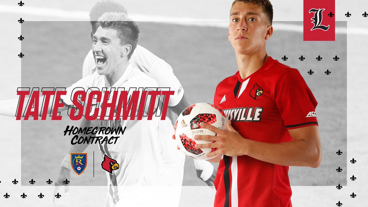 After capping off an incredible collegiate career with the Cards, <a href="/TateSchmitt/">Tate Schmitt</a> is headed to the MLS! Congrats to one of our very own on signing a Homegrown contract with <a href="/realsaltlake/">Real Salt Lake</a>.

📰: uofl.me/2AwpoGH

#L1C4 | #GoCards