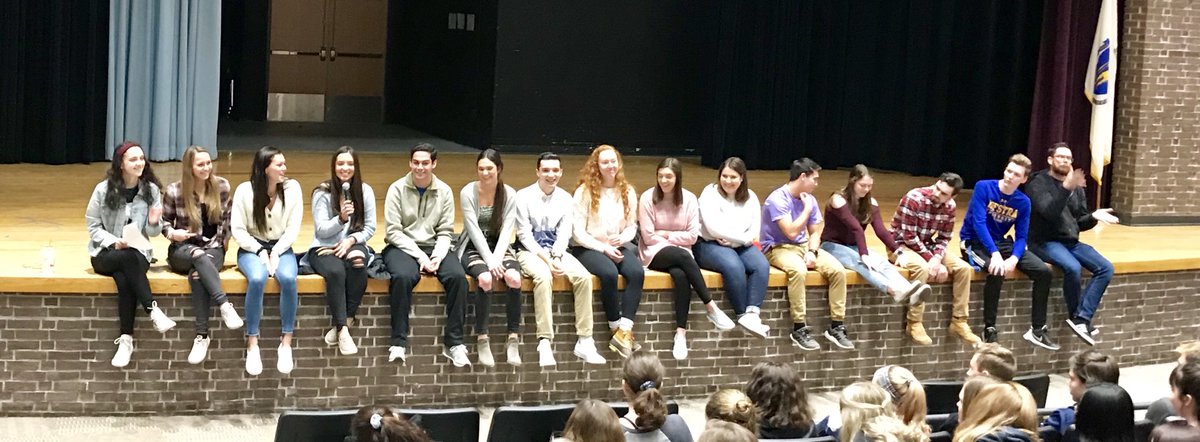Senior Seminar is underway! Thanks to our amazing alumni for coming and speaking to our seniors about the college experience! #nhsalumni