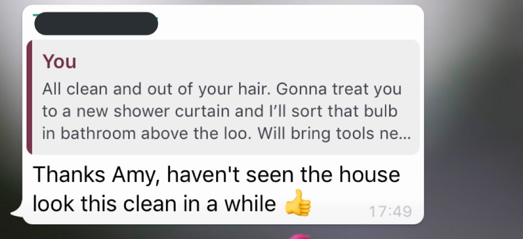 ReganPropServ's tweet photo. Soo...started to bring the cleaning of the properties ‘in house’. Mint decision if I don’t say so myself! #diy #doitbetter #hmo #PropertyManagement https://t.co/NGU9Ts2g4K