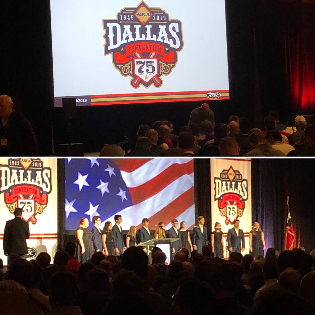 Amazing performance by <a href="/choir_ghs/">GHS Choir</a> at the <a href="/ABCA1945/">ABCA</a> convention! #ghsunity